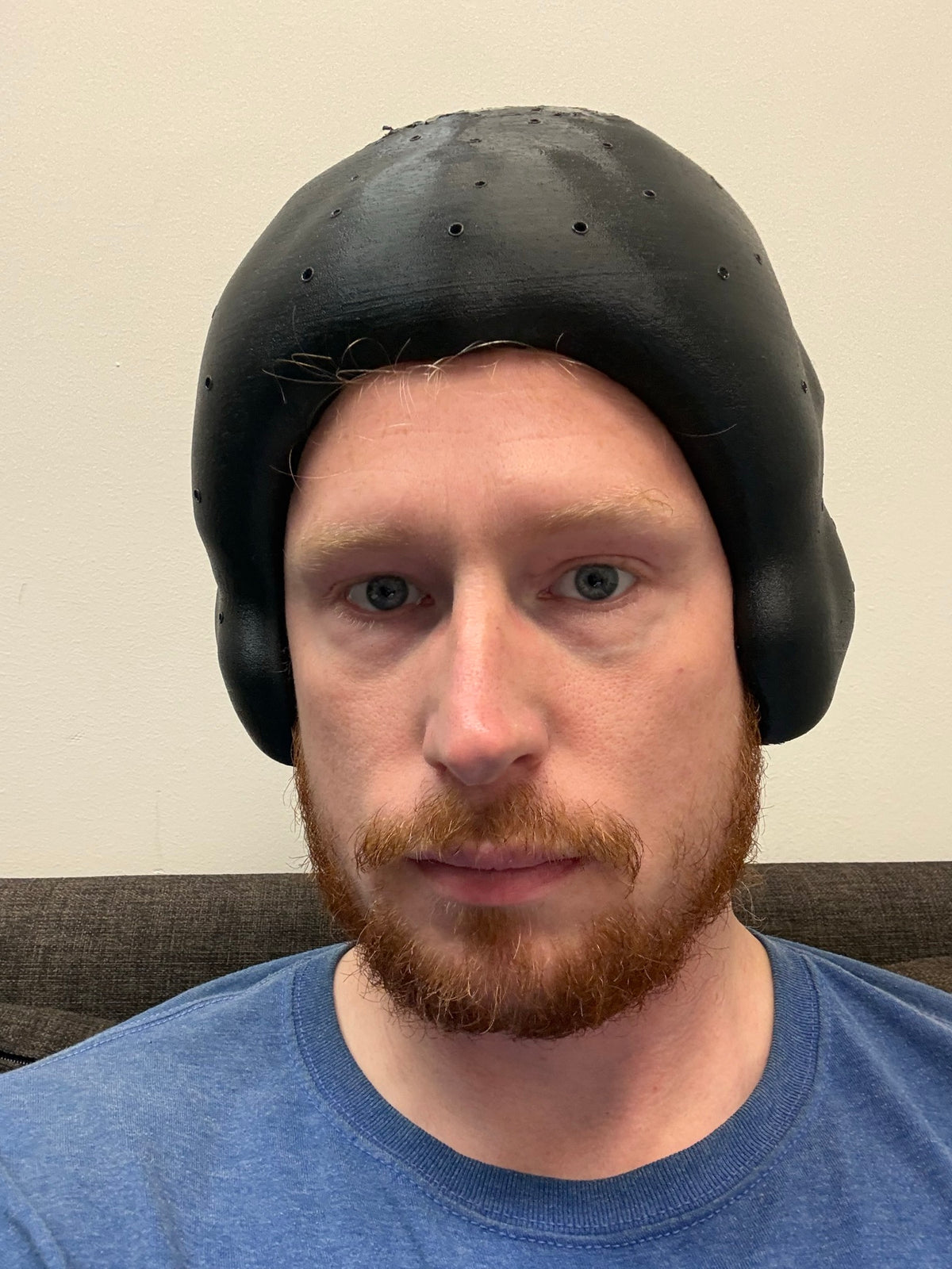 Custom hat liner for a commercial diving helmet