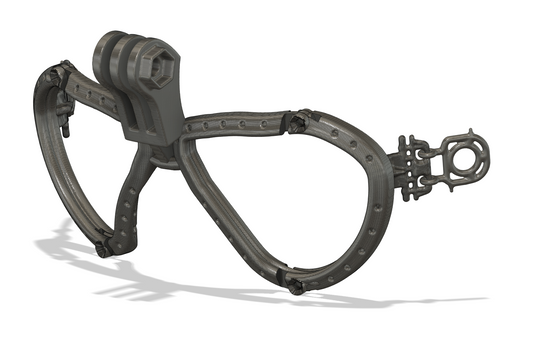 Go-pro camera mount add-on for Nix Scuba